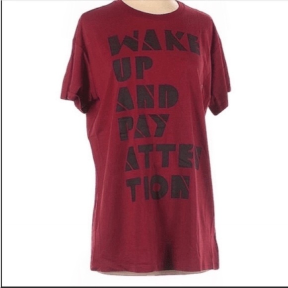 NWT DUBGEE by WHOOPI oversized graphic print modal/cotton T-shirt. Size small. - Picture 1 of 3